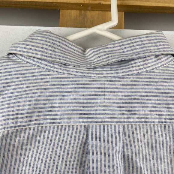 Polo Ralph Lauren Men's Dress Shirt 18 34/35 Yarmouth With Flesh Pony Pinstriped - Picture 11 of 12